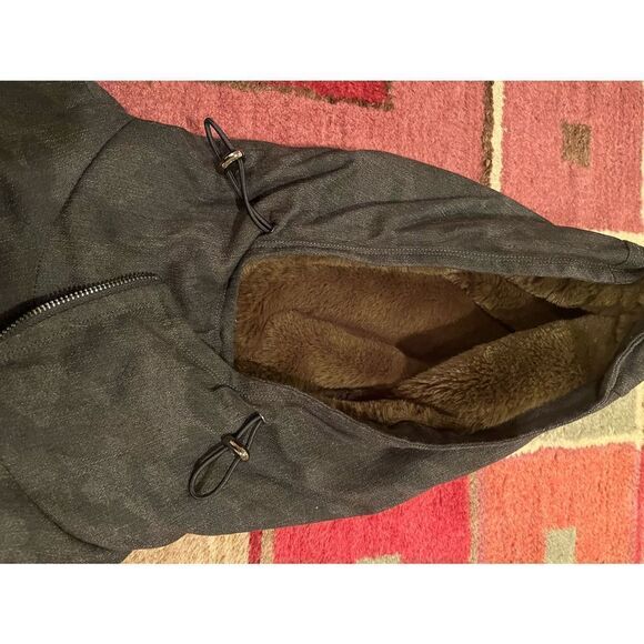 DL1961 Phoebe Camo & Faux-Fur Reversible Jacket Size Large - Picture 16 of 16